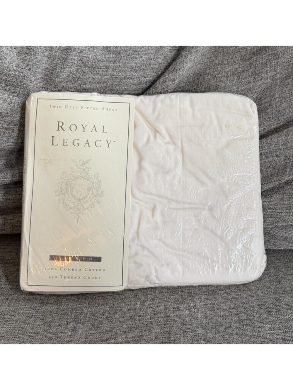 Vintage Royal Legacy Twin Sheet by Martex  Luxury 250 Thread Count New